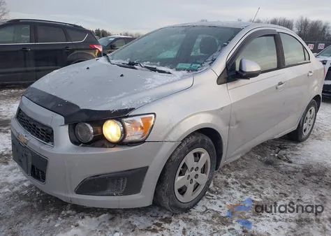 2015 Chevrolet Sonic Ls Auto из США, поврежденный, VIN 1G1JA5SH0F4115600